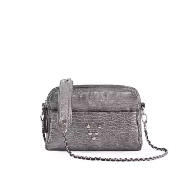 Sac Collection Make-Me Up Medium Argent en cuir Marrakech Virginie Darling