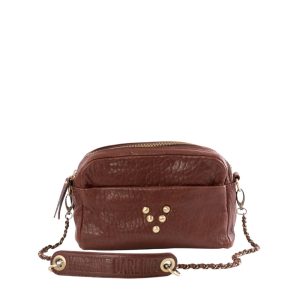 Sac Collection Make-Me Up Medium Chocolat en cuir Marrakech Virginie Darling