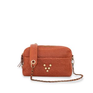 Sac Collection Make-Me Up Medium Terracotta en cuir Marrakech Virginie Darling
