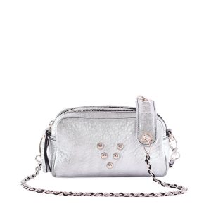 Sac Make-Me Up small Argent Marrakech Virginie Darling