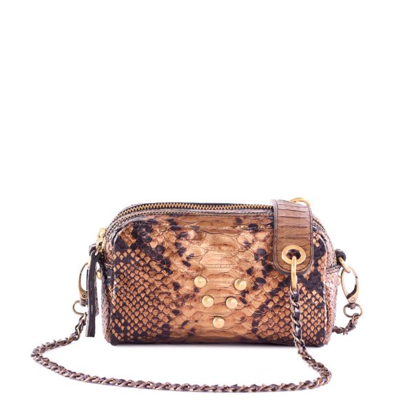 Sac Make-Me Up small Métal Bronze Marrakech Virginie Darling