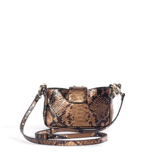 Sac en cuir Bonnie micro Métal Bronze Virginie Darling