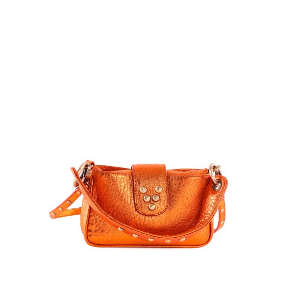 Sac Micro Bonnie Couleur abricot Irisé Virginie Darling
