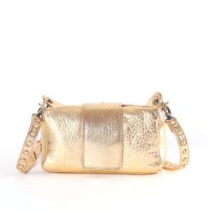 Sac en cuir Mini Bonnie Or Virginie Darling