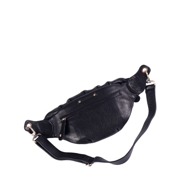 Sac en cuir Wild Belt Rock Noir Virginie Darling