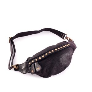 Sac Wild Belt Medium Rock noir Virginie Darling Marrakech