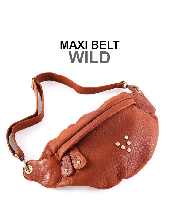 Sac en cuir Belt Wild Maxi Virginie Darling Marrakech