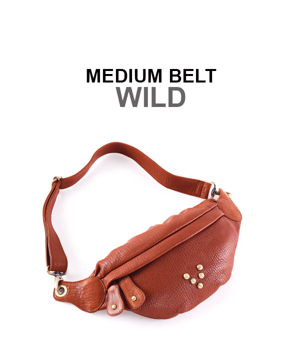 Sac en cuir Belt Wild Medium Virginie Darling Marrakech