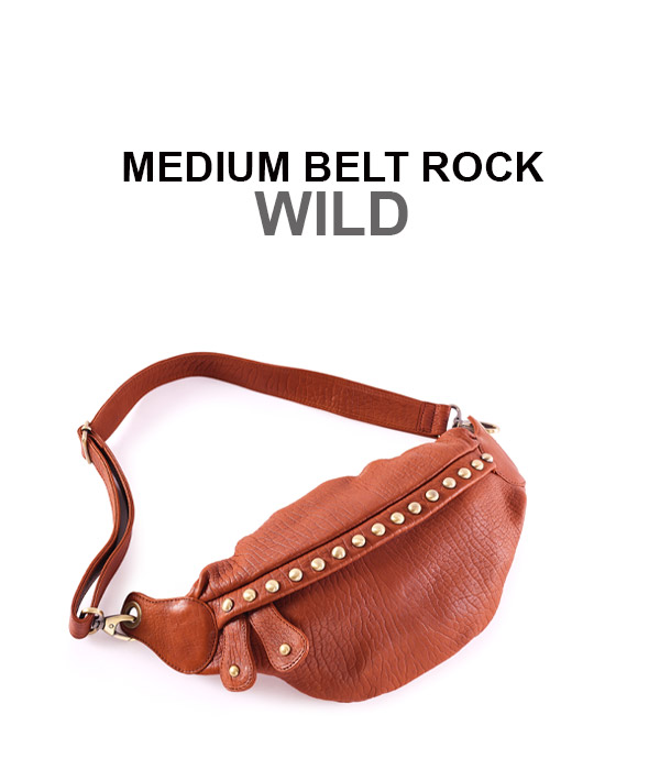 Sac en cuir Belt Wild Rock Medium Virginie Darling Marrakech