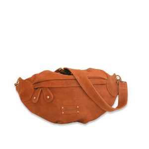 Sac Wild Belt Maxi cognac Vintage Virginie Darling Marrakech