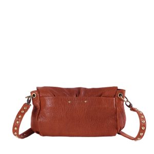 Sac en cuir Wild Medium cognac Virginie Darling
