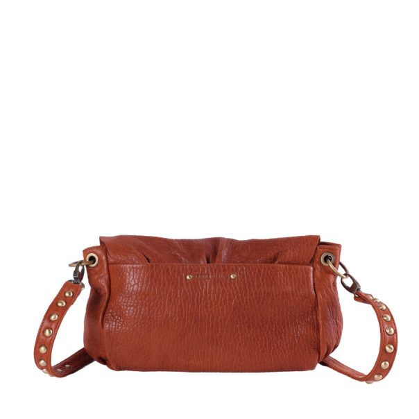 Sac en cuir Wild Medium cognac Virginie Darling
