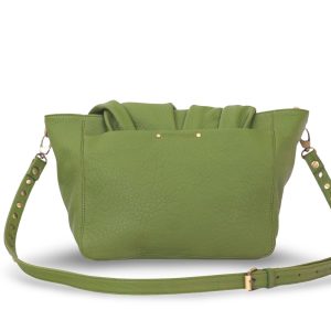 Besace Love Bubble en cuir Fougère Virginie Darling