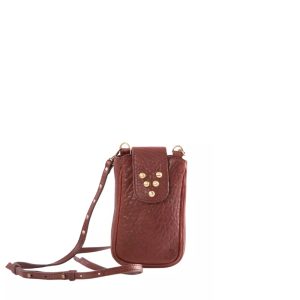 Sac en cuir Micro Chacha Chocolat Virginie Darling Marrakech