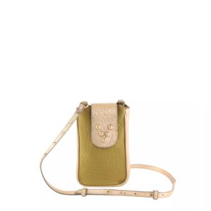 Sac en cuir Micro Chacha Lime Bicolore Virginie Darling Marrakech