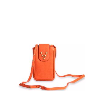 Sac en cuir Micro Chacha Mandarine Virginie Darling Marrakech