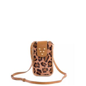 Sac en cuir Micro Chacha Pony Leo Moutarde Virginie Darling Marrakech