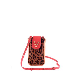 Sac en cuir Micro Chacha Pony Leo Terracotta Virginie Darling Marrakech