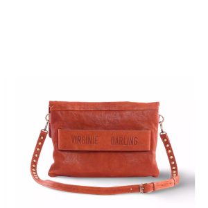 Sac Cluth Elena Maxi Cognac Vintage Virginie Darling Marrakech