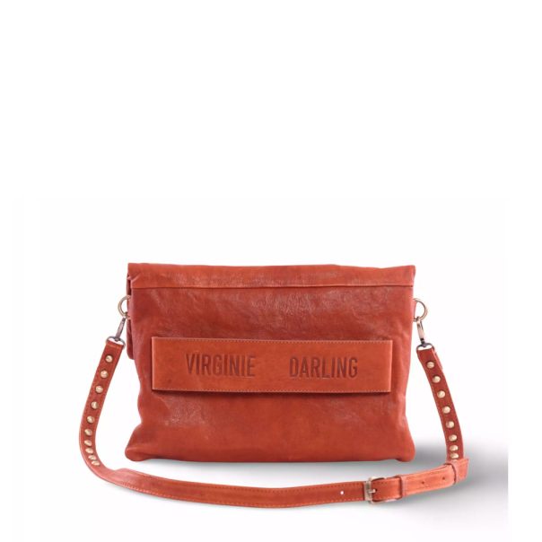 Sac Cluth Elena Maxi Cognac Vintage Virginie Darling Marrakech