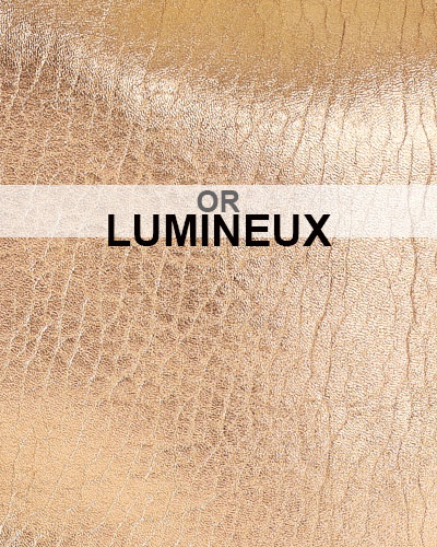 Cuir Couleur Or Lumineux Virginie Darling