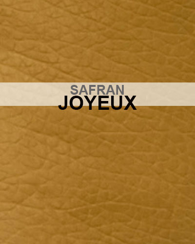 Cuir Couleur Safran Joyeux Virginie Darling