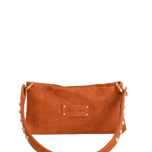 Sac mini Shoulder Cognac Vintage Virginie Darling Marrakech