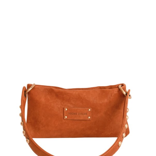 Sac mini Shoulder Cognac Vintage Virginie Darling Marrakech