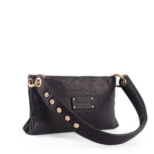 Sac mini Shoulder noir vintage Virginie Darling Marrakech