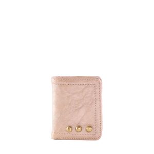 Micro Portefeuille Champagne en cuir Virginie Darling