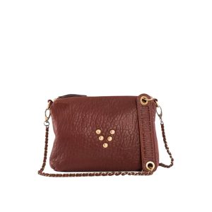 Pochette en cuir Chacha Chocolat Virginie Darling