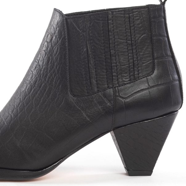 Boots Darling Croco Noir Virginie Darling Marrakech