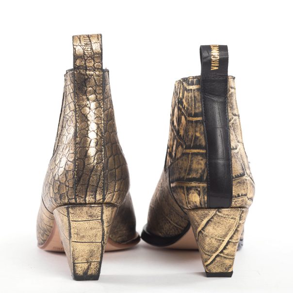 Boots Darling Croco Or Virginie Darling Marrakech