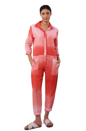 Combinaison Darling en lin sunrise - Virginie Darling Marrakech