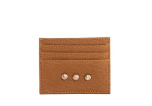 Porte carte en cuir Moutarde Virginie Darling