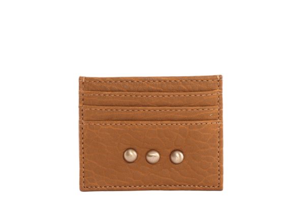 Porte carte en cuir Moutarde Virginie Darling