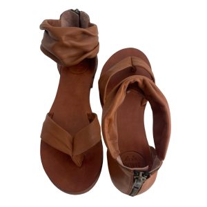Sandale Zip Lola Cognac Virginie Darling Marrakech