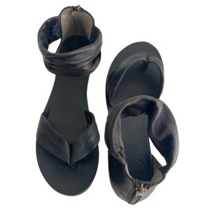 Sandale Zip Lola Noire Virginie Darling Marrakech
