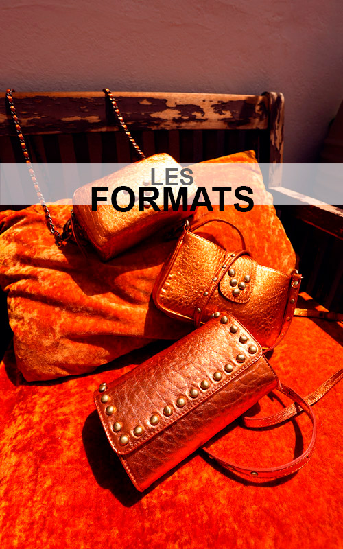 Les formats des sacs Virginie Darling Marrakech