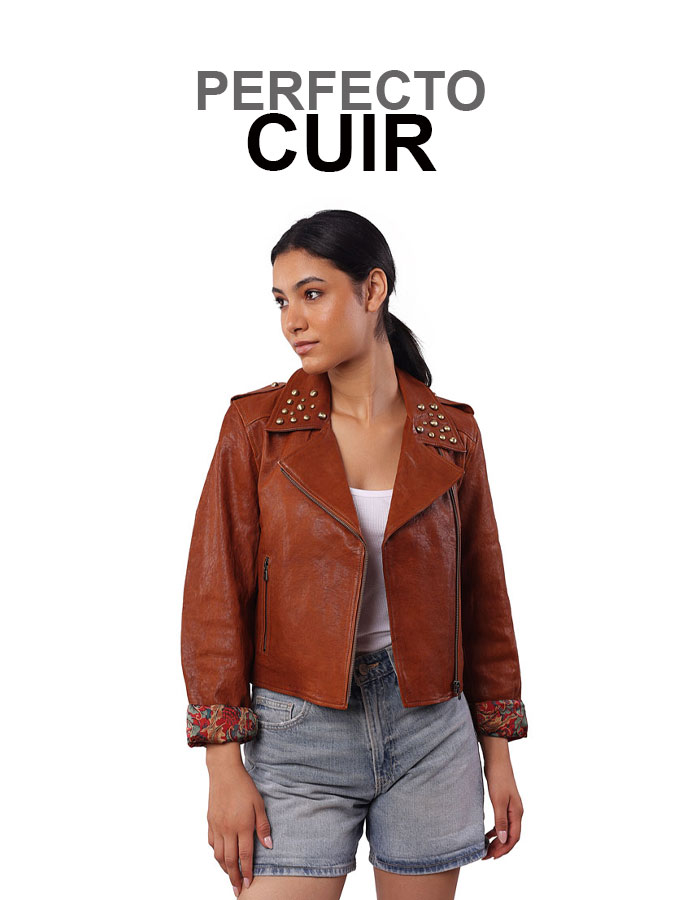 Perfecto en cuir Virginie Darling Marrakech