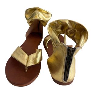 Sandale Zip Lola Or Virginie Darling Marrakech