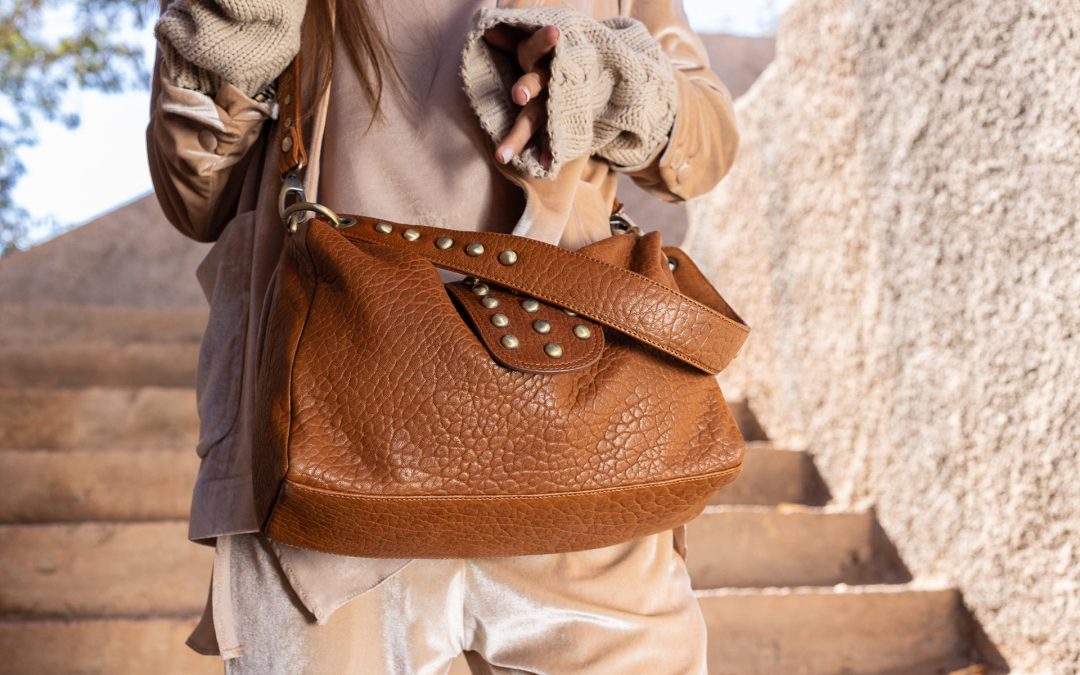 Cuir Bubble Sacs Virginie Darling