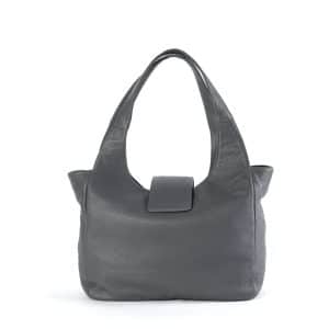 Cabas en cuir Bonnie Grey Virginie Darling