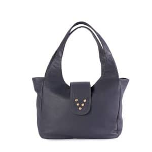 Cabas en cuir Bonnie Grey Virginie Darling