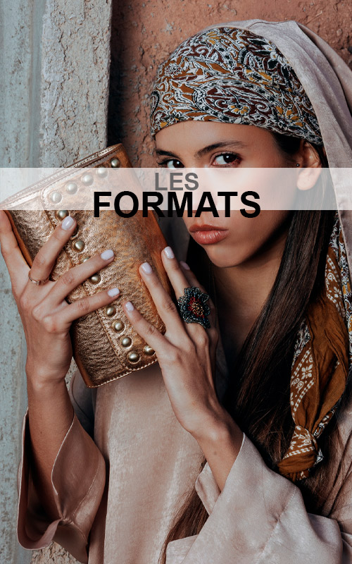 Formats des sacs Virginie Darling Marrakech Formats des sacs Virginie Darling Marrakech