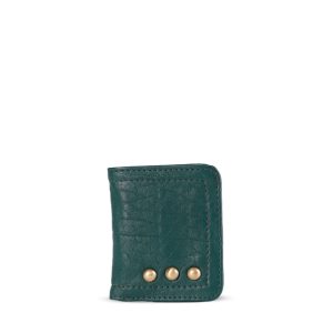 Micro Portefeuille Aquaverde en cuir Virginie Darling