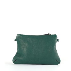 Pochette en cuir Aquaverde Marrakech Virginie Darling