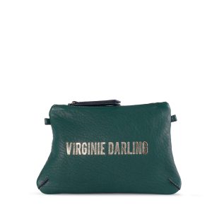 Pochette en cuir Aquaverde Marrakech Virginie Darling