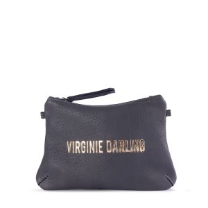 Pochette en cuir Grey Marrakech Virginie Darling