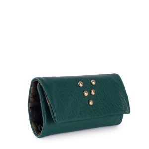 Trousse à bijoux en cuir Aquaverde Marrakech Virginie Darling